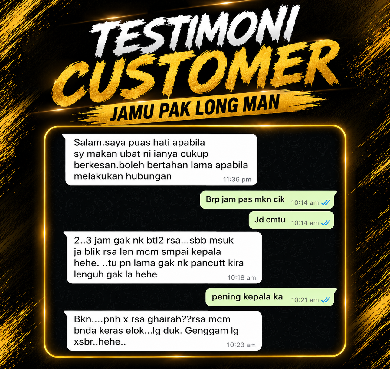 Feedback pelanggan kedua